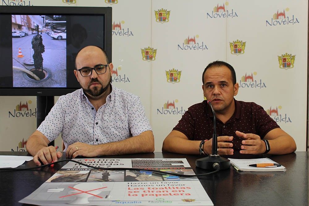 Ayuntamiento de Novelda ayto-2 Ayuntamiento y Aqualia inician una campaña contra el vertido de toallitas al alcantarillado 