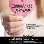 Ayuntamiento de Novelda CARTEL-AMOR-PROPIO_NOVELDA-150x150 Igualdad oferta dos talleres de empoderamiento femenino 