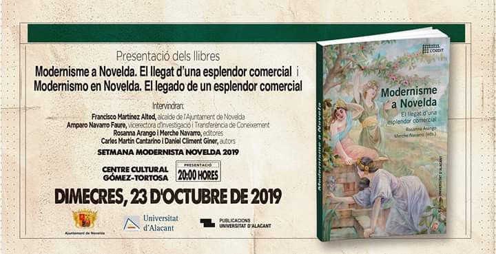 Ayuntamiento de Novelda FB_IMG_1571128159323 Presentació del llibre "Modernismo a Novelda. El llegat d'una esplendor comercial" 
