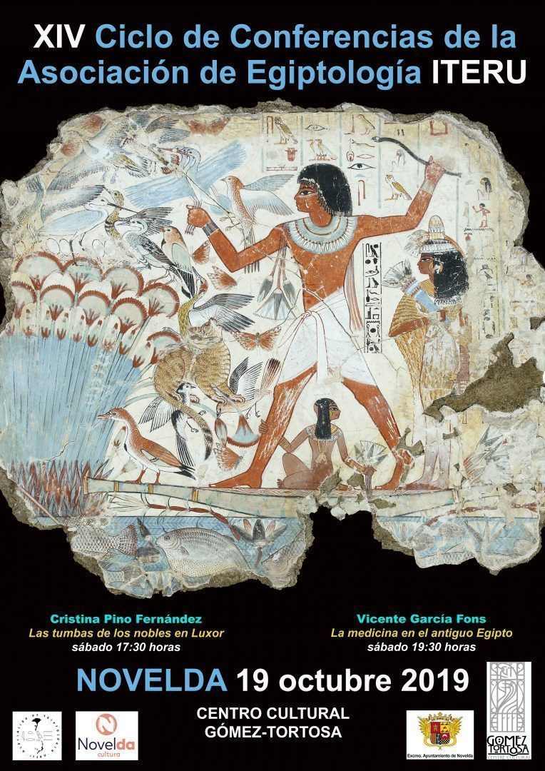 Ayuntamiento de Novelda Jornadas-Egiptología-iteru XIV Ciclo de Conferencias de la Asociación de Egiptología ITERU 