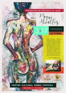 Ayuntamiento de Novelda PAQUI-MIRALLES-CARTEL-A3-212x300 Exposición de Pinturas al Óleo de Paqui Miralles 