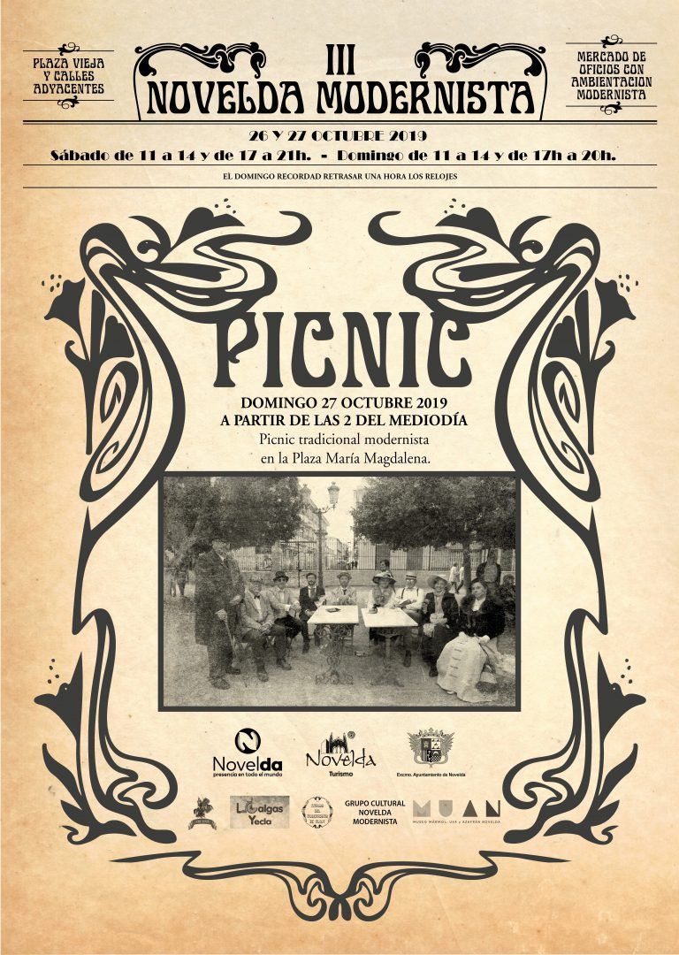 Ayuntamiento de Novelda picnic Picnic Tradicional Modernista 