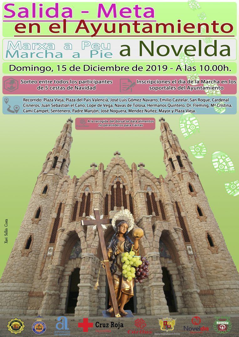 Ayuntamiento de Novelda Cartel-Marcha-A-Pie-2019-MOD-1 Marcha a Peu 