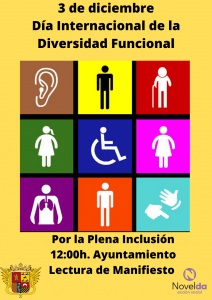Ayuntamiento de Novelda cartel-diversidad-212x300 Día Internacional de la Diversidad Funcional 