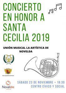 Ayuntamiento de Novelda st-cecilia-212x300 Concierto en honor de Santa Cecilia 