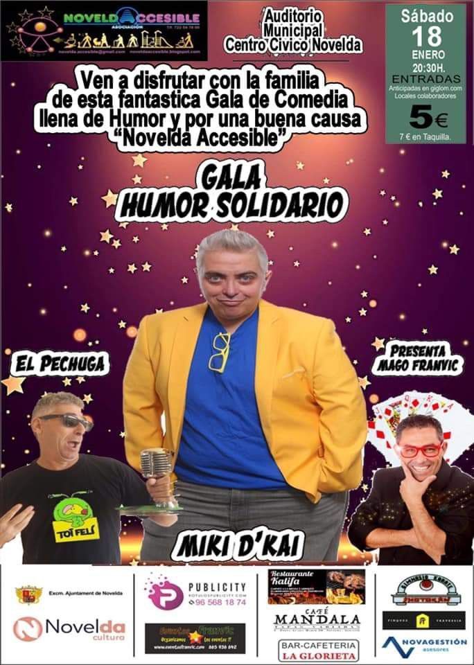 Ayuntamiento de Novelda Gala-Magia Gala Humor Solidario 
