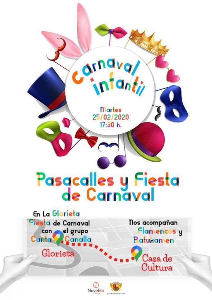 Ayuntamiento de Novelda carnaval2020-724x1024 Una fiesta de música y baile para el Carnaval Infantil 