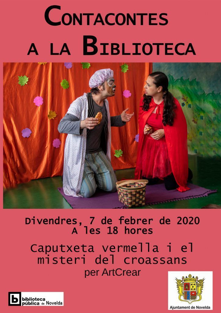Ayuntamiento de Novelda cartel-jpg-724x1024 Tornen els Contacontes a la Biblioteca Infantil 