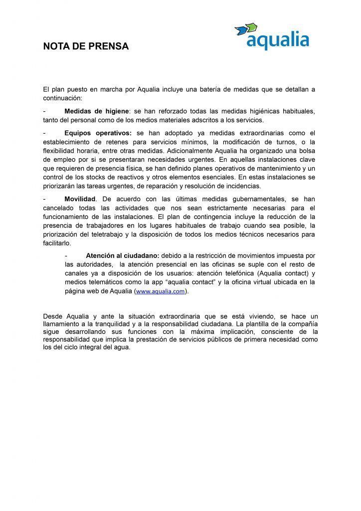 Ayuntamiento de Novelda 0002-1-724x1024 Aqualia tanca de manera provisional les seues oficines d'atenció al públic com a mesura de prevenció contra el Covid-19 