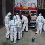 Ayuntamiento de Novelda 02-7-150x150 Bombers Forestals fan treballs de desinfecció en instal·lacions municipals 