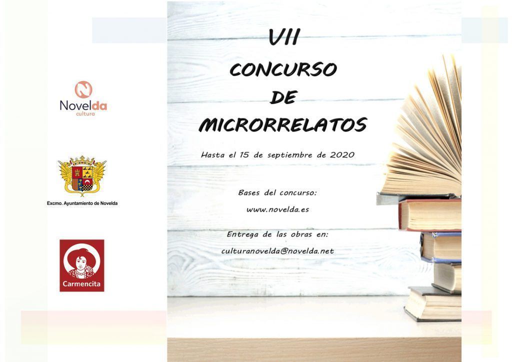 Ayuntamiento de Novelda Microrrelatos-2020-BASES-Díptico_page-0001-1024x724 Se abre el plazo de presentación de trabajos al VII Concurso de Microrrelatos “Ciudad de Novelda” 
