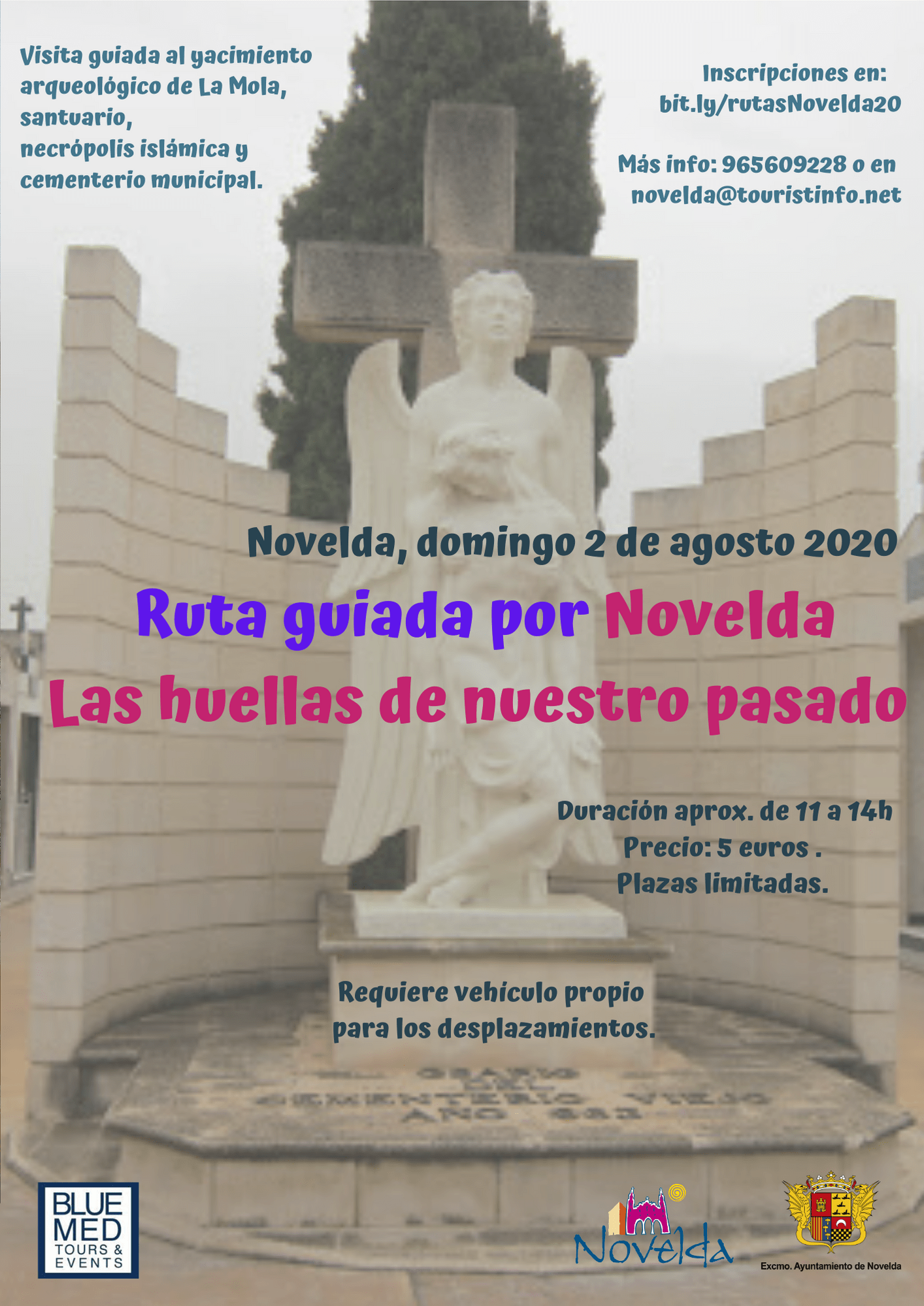 Ayuntamiento de Novelda Ruta-cementerio-julio Ruta guiada per Novelda "Les petjades del nostre passat" 