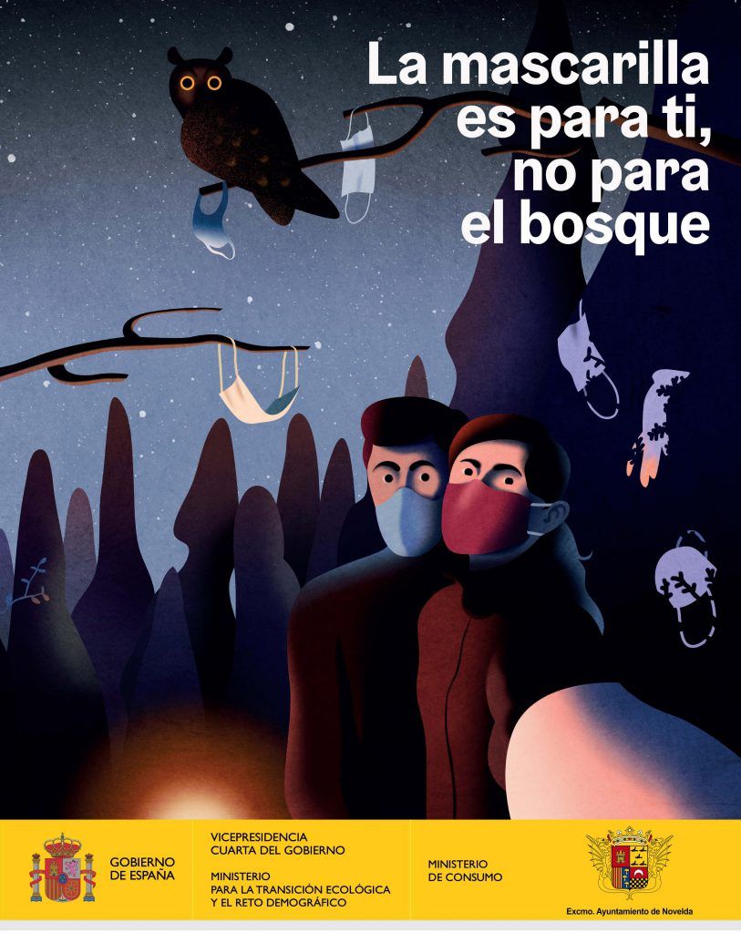 Ayuntamiento de Novelda Bosque-01-813x1024 Novelda se suma a la campaña “Recuerdos inolvidables. La mascarilla es para ti, no para la naturaleza” 