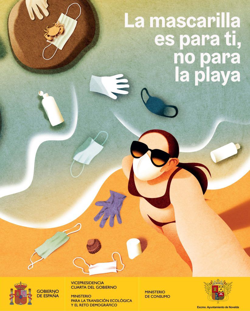 Ayuntamiento de Novelda Playa-01-822x1024 Novelda se suma a la campaña “Recuerdos inolvidables. La mascarilla es para ti, no para la naturaleza” 