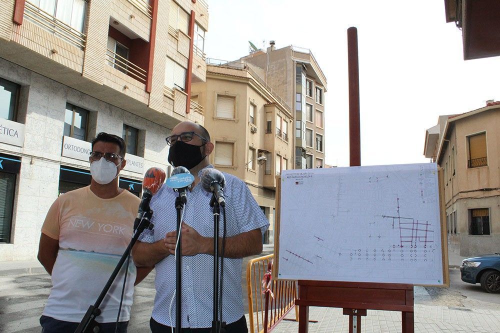 Ayuntamiento de Novelda 02-13 Avancen les obres de millora en Travessia i s'inicien actuacions en el barri de la Garrova 