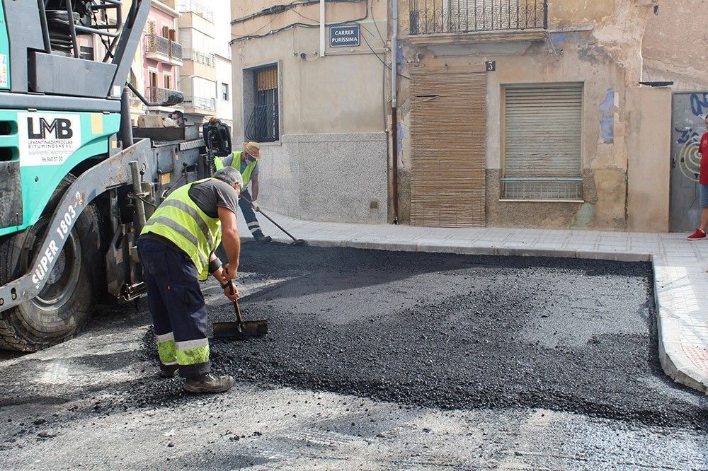 Ayuntamiento de Novelda 05-5 Avanzan las obras de mejora en Travessia y se inician actuaciones en el barrio de La Garrova 