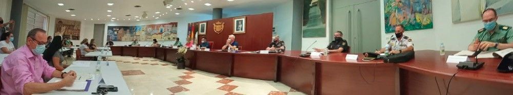 Ayuntamiento de Novelda 06-1 La Junta Local de Seguridad analiza las medidas adoptadas frente a la Covid-19 y en el ámbito de la violencia de género 