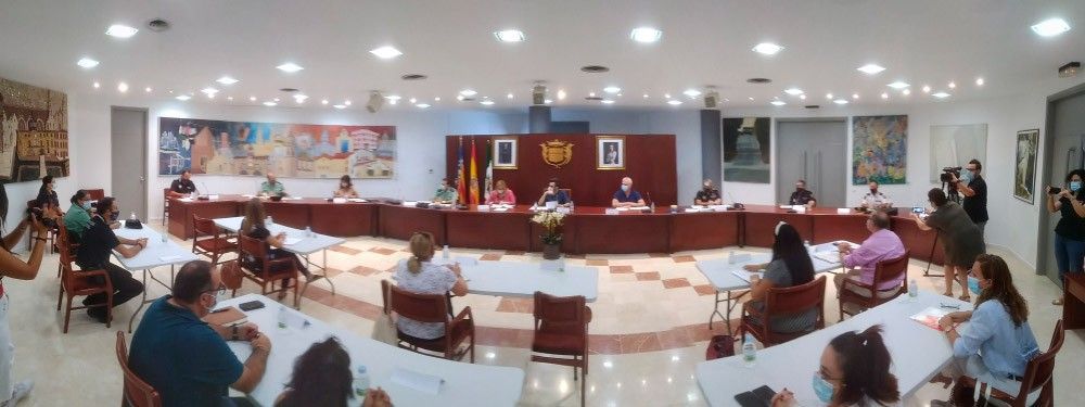 Ayuntamiento de Novelda 08 La Junta Local de Seguridad analiza las medidas adoptadas frente a la Covid-19 y en el ámbito de la violencia de género 