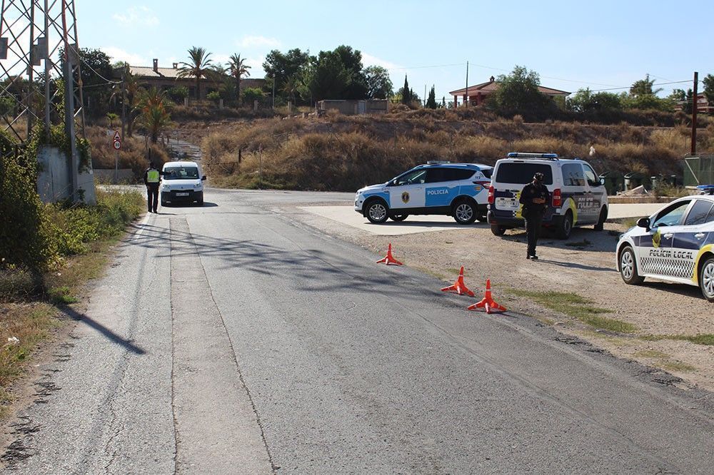 Ayuntamiento de Novelda 04-5 La Policía Local intensifica la vigilancia rural con el inicio de la campaña de uva de mesa 