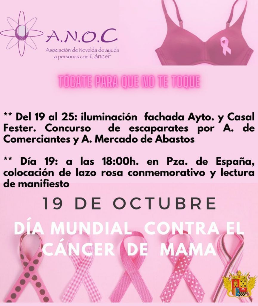 Ayuntamiento de Novelda Cáncer-Mama-865x1024 Novelda conmemora el Día Internacional del Cáncer de Mama bajo el lema “Tócate para que no te Toque” 