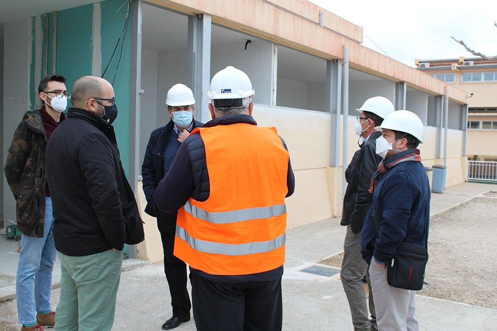 Ayuntamiento de Novelda 02-7 Avanzan las obras del Plan Edificant en el colegio Alfonso X El Sabio 