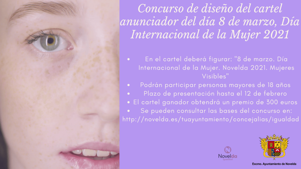 Ayuntamiento de Novelda 01-1024x576 Igualtat convoca un concurs per al disseny del cartell anunciador del Dia Internacional de la Dona 