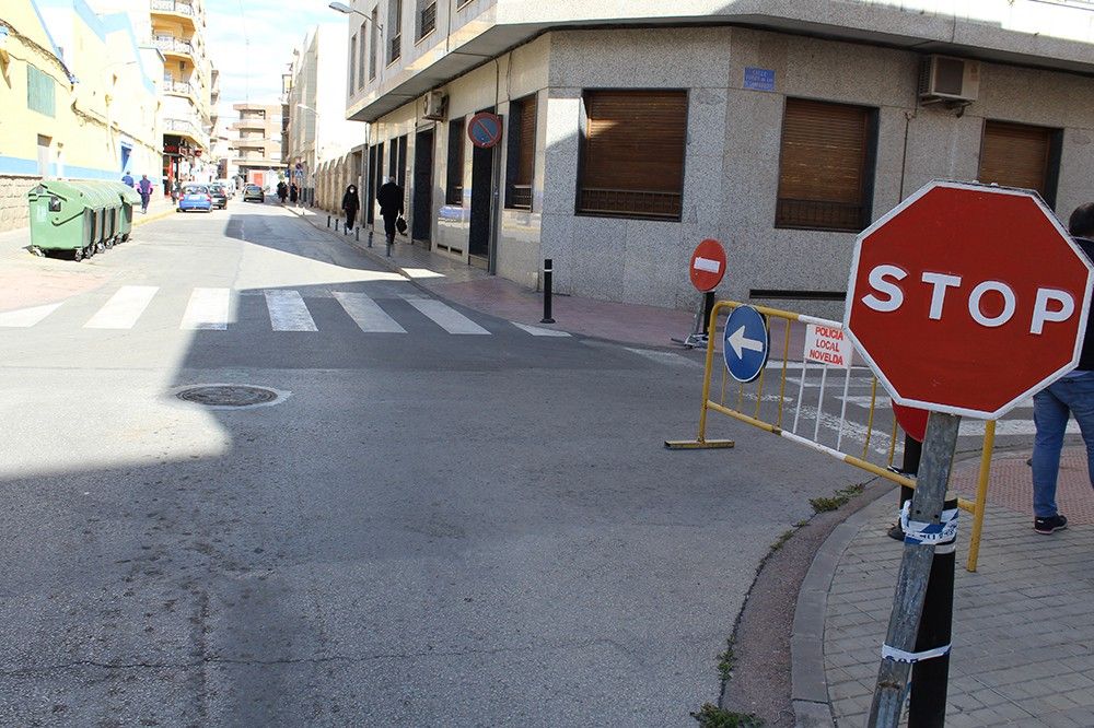 Ayuntamiento de Novelda 03-11 Se abre al tráfico la calle Desamparados entre Almoina y Alcalde Manuel Alberola 