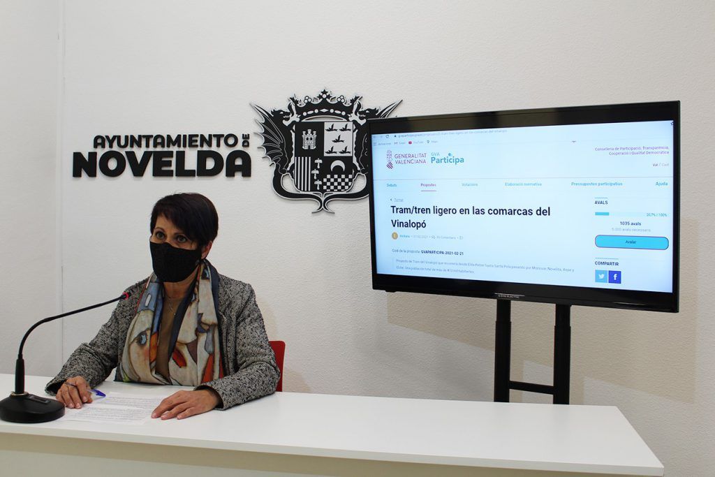 Ayuntamiento de Novelda 01-4-1024x683 Participación anima a votar a través de la plataforma Participa GVA por el proyecto del TRAM del Vinalopó 