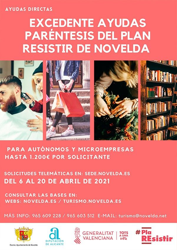 Ayuntamiento de Novelda 02 Novelda abre una segunda convocatoria de las Ayudas Paréntesis 
