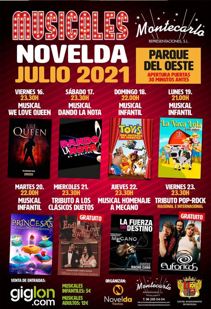 Ayuntamiento de Novelda 02-14-701x1024 El Parc de l'Oest acollirà “Musicals Novelda 2021” 