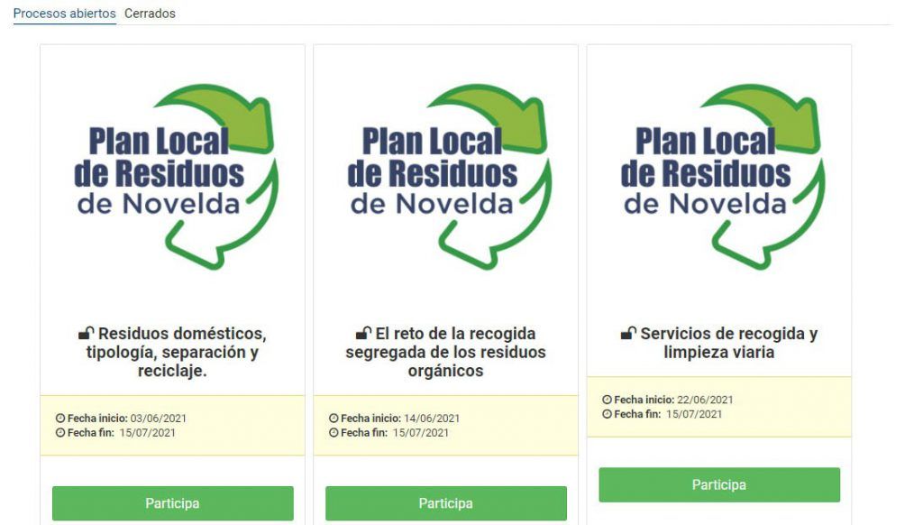 Ayuntamiento de Novelda Participación-1024x582 Participació afronta la fase final de la redacció del Pla Local de Residus 