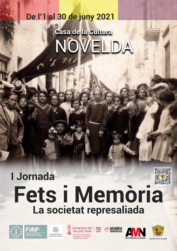 Ayuntamiento de Novelda cartel-a3-final Fets i Memòria, primeras jornadas sobre Memoria Democrática en Novelda 