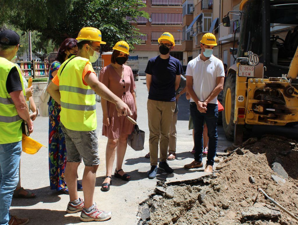 Ayuntamiento de Novelda 11-1024x773 La Consellera de Calidad Democrática visita las excavaciones de uno de los refugios antiaéreos de Novelda 