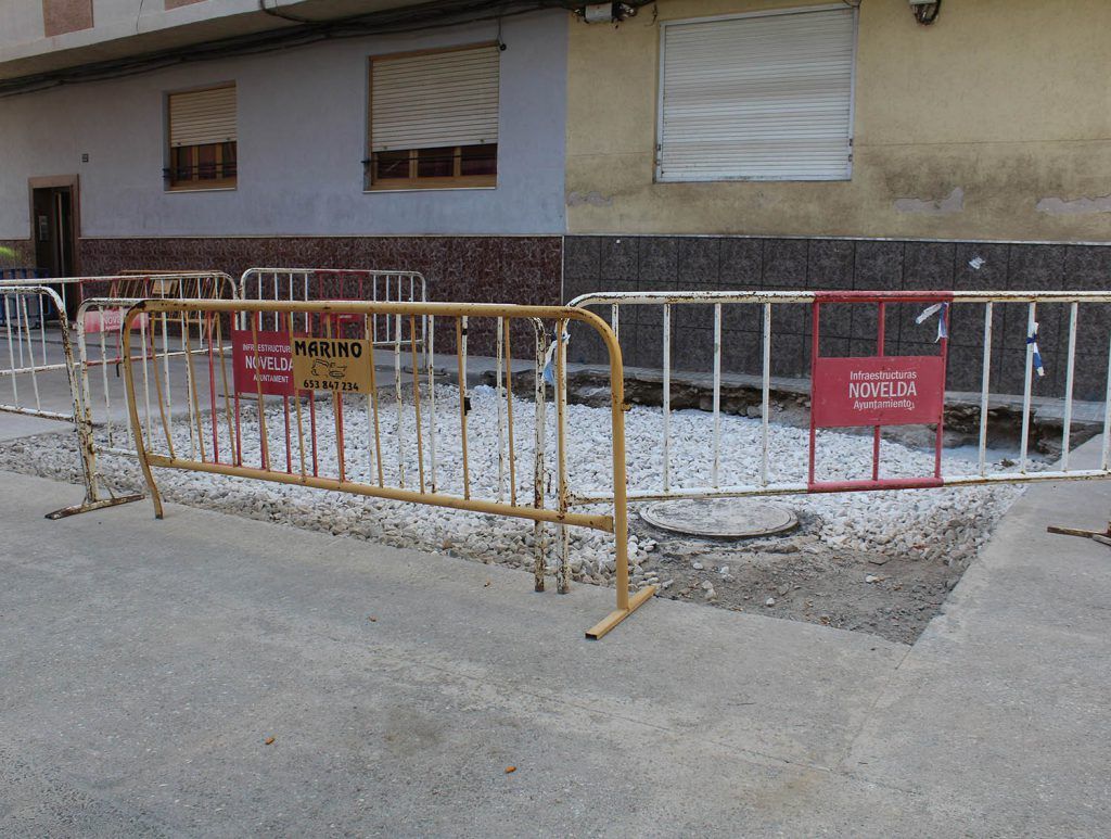 Ayuntamiento de Novelda 03-2-1024x773 Es tanca, després de finalitzar els treballs arqueològics, la troballa associada a la Guerra Civil del carrer Goya 
