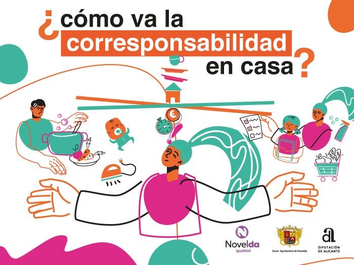 Ayuntamiento de Novelda 01-19 Igualdad pone en marcha una campaña de corresponsabilidad doméstica 