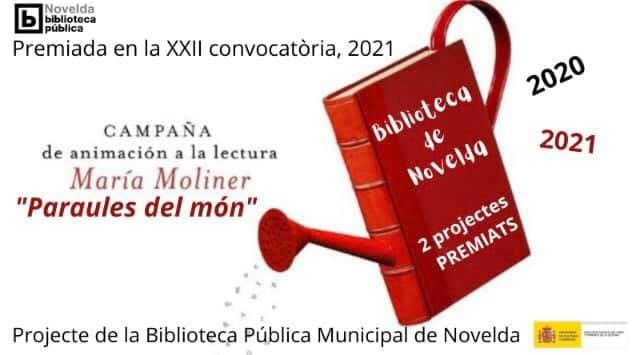 Ayuntamiento de Novelda 246987704_2994211037483702_1243320779536635907_n La Biblioteca Municipal obtiene por segundo año consecutivo el  premio María Moliner de Animación a la Lectura 