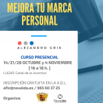 Ayuntamiento de Novelda Curso-Marca-Personal-150x150 L'Agència de Desenvolupament Local organitza el curs “Millora la teua marca Personal” 