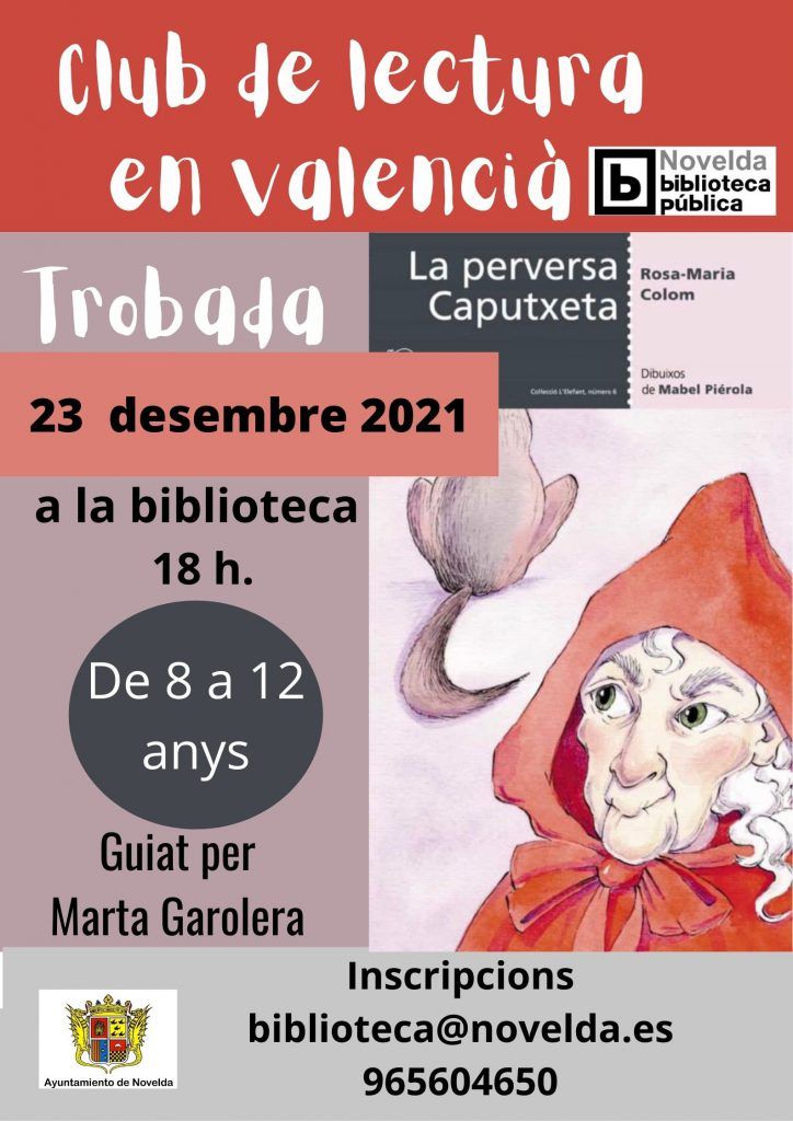 Ayuntamiento de Novelda 5-2-724x1024 Es reprenen els Club de Lectura de la Biblioteca 
