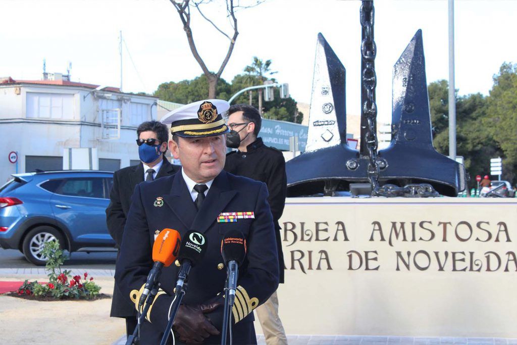 Ayuntamiento de Novelda 05-1024x683 S'inaugura el monument amb l'ancora cedida per l'Armada Espanyola en homenatge a Jorge Juan 