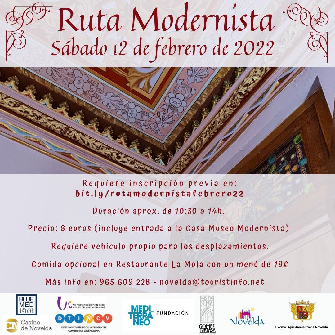 Ayuntamiento de Novelda Ruta-Modernista Ruta Modernista 2022 