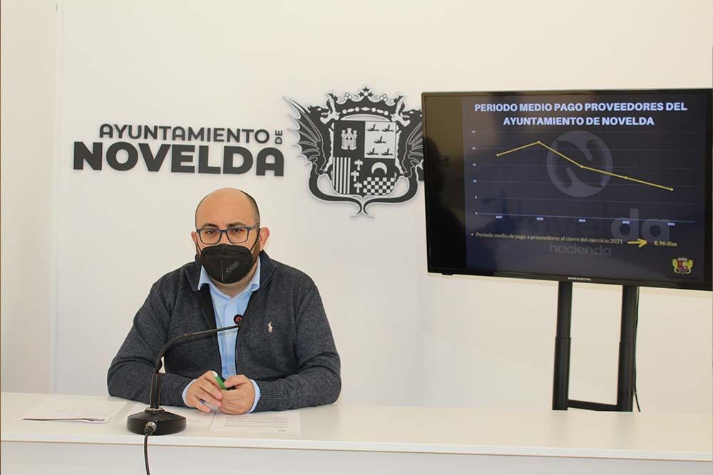 Ayuntamiento de Novelda 02-1 L'Ajuntament rebaixa a nou dies el període mitjà de pagament a proveïdors 