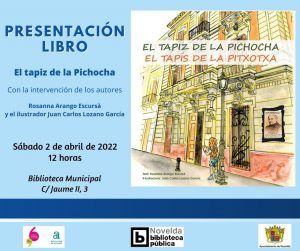 Ayuntamiento de Novelda PRESENTACIÓN-LIBRO-cartel-300x251 Presentación libro "El Tapiz de la Pichocha" 