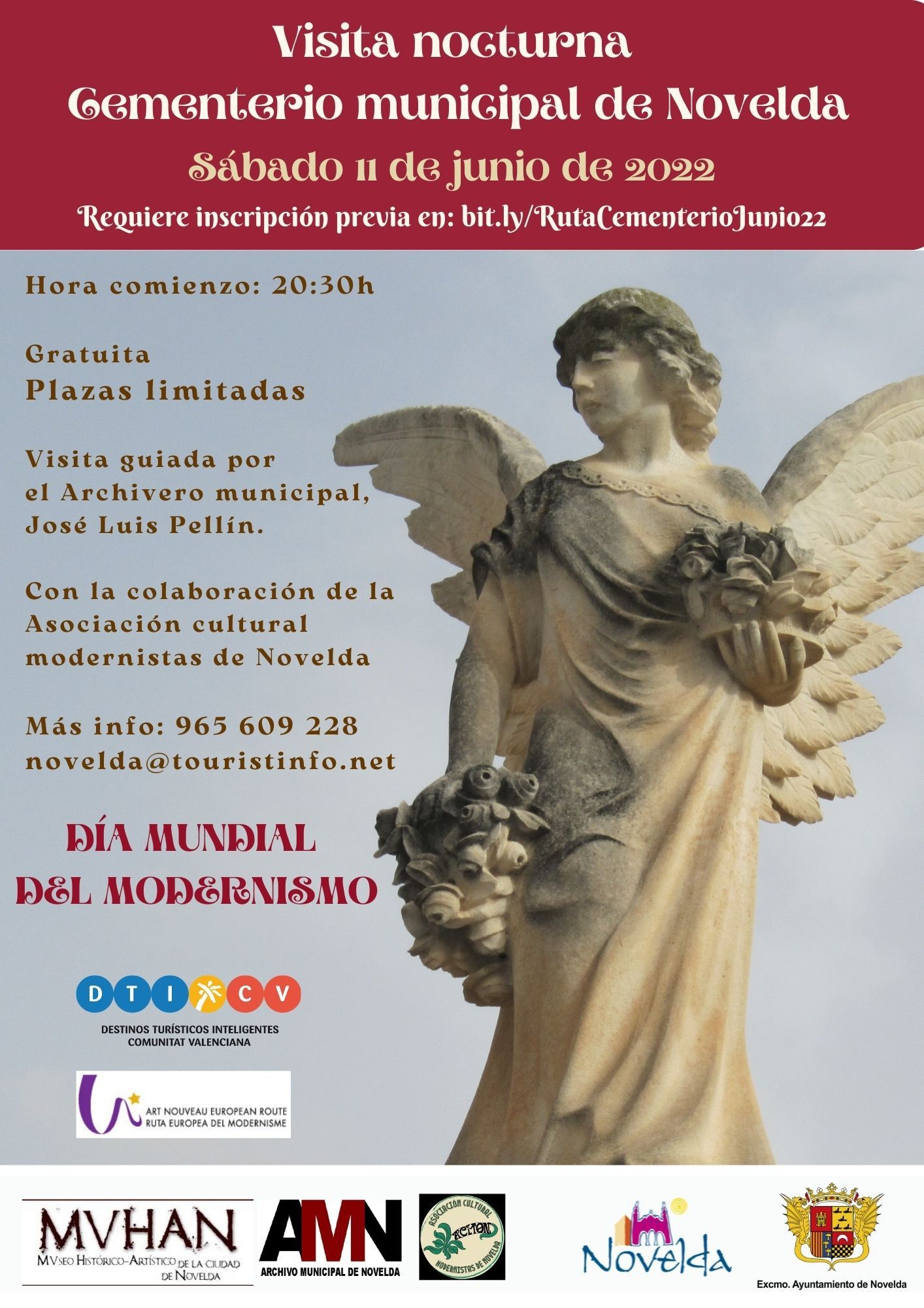 Ayuntamiento de Novelda Visita-cementerio-junio-2022-1 Visita nocturna al Cementerio Municipal de Novelda 