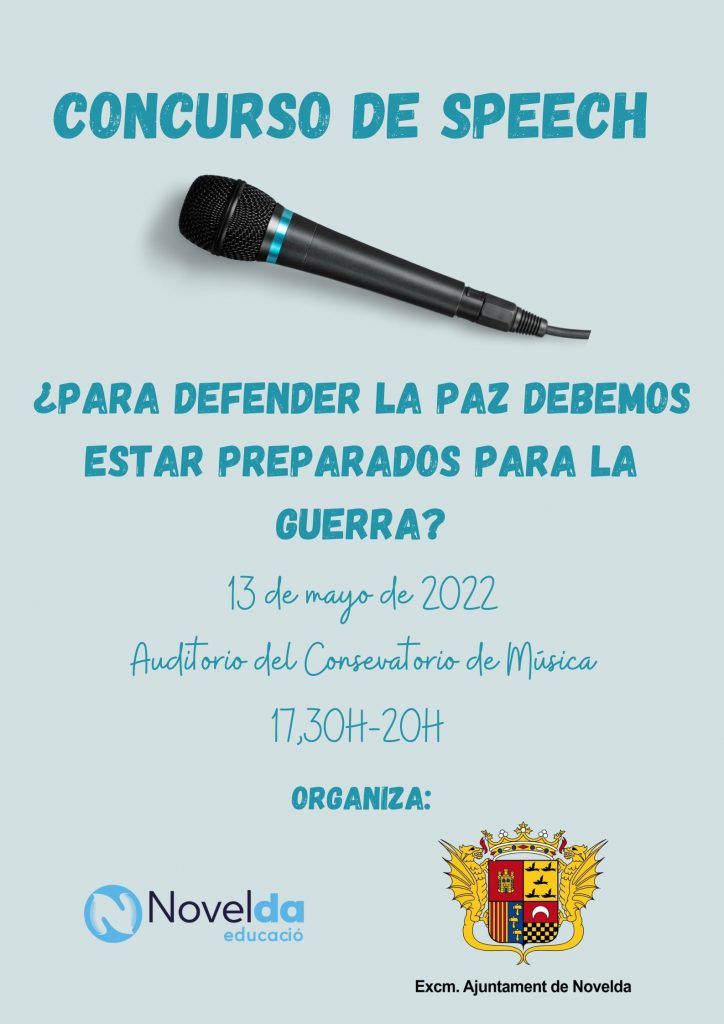 Ayuntamiento de Novelda cartel-concurso-724x1024 El Auditorio del Mestre Gomis acoge un concurso escolar de oratoria 
