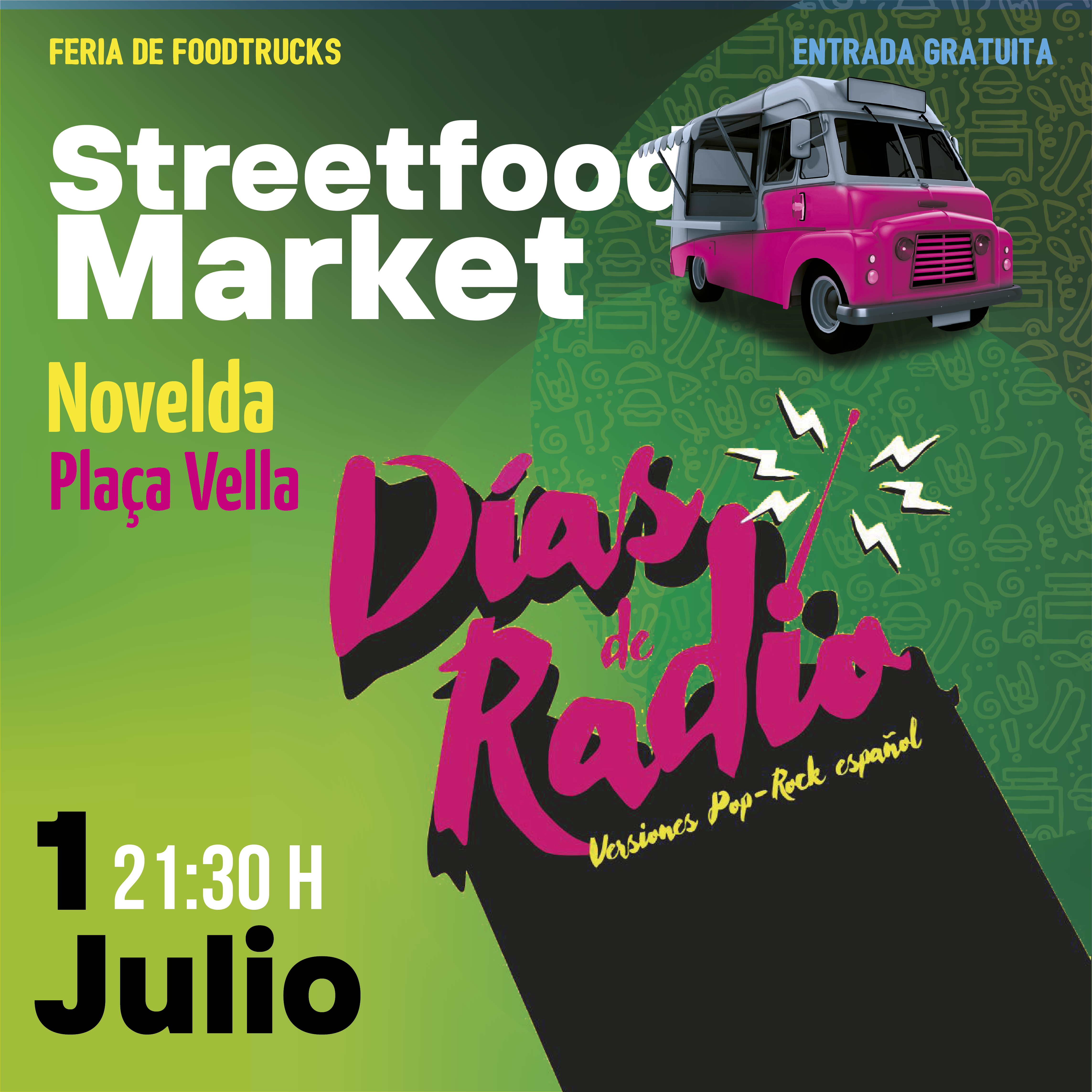 Ayuntamiento de Novelda 05 Feria Gastronómica NOVELDA STREET MARKET y Monólogo de ''El Monaguillo'' 