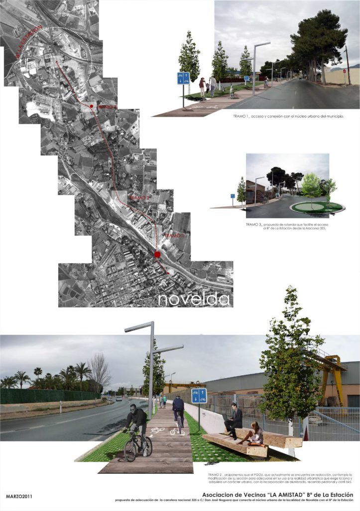 Ayuntamiento de Novelda Estación-723x1024 El gobierno se propone convertir la carretera de La Estación en una travesía urbana con carril ciclopeatonal 