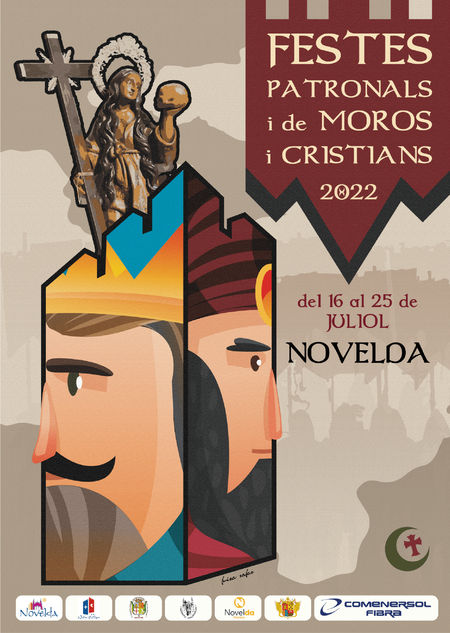 Ayuntamiento de Novelda Fiestas-01 FESTES PATRONALS I DE MOROS I CRISTIANS 2022 