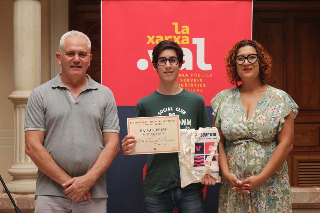 Ayuntamiento de Novelda Pascual-Garcia-6-1024x683 El Centro Cultural Gómez Tortosa ha acogido la entrega de premios del XVI Concurso Juvenil de Literatura en Valencià Pascual García. 