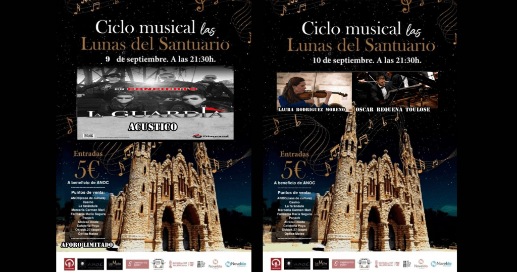 Ayuntamiento de Novelda Cartel-1-1024x539 Les Llunes del Santuari, una iniciativa cultural i de promoció turística amb vocació de futur 
