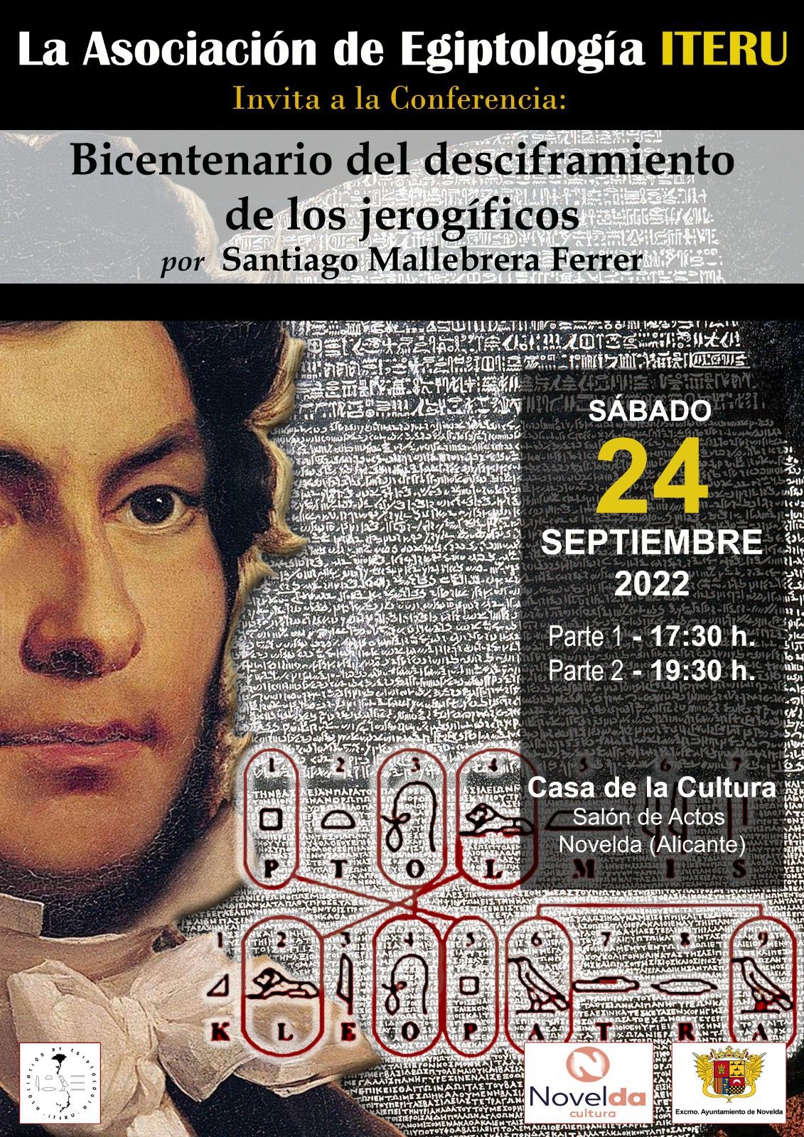 Ayuntamiento de Novelda WhatsApp-Image-2022-09-15-at-10.39.39-3 Conferencia ''Bicentenari del desxiframent dels jeroglífics'' 